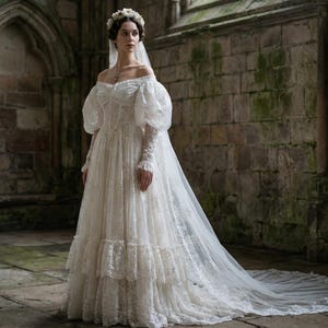 Queen Victoria Wedding Dress - Etsy