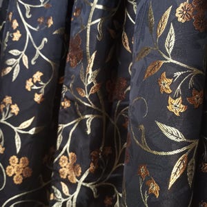 Italian Renaissance Cioppa Gown Dress Costume - Overdress Black Flower ...