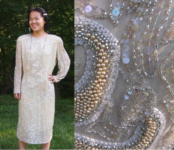 sequin gatsby dress