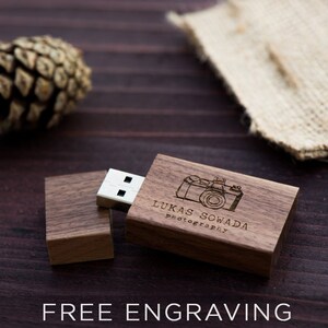 Walnut Wood USB Flash Drive 3.0