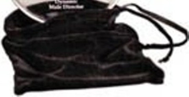 May include: A black velvet drawstring pouch with a silver-coloured metal disc inside. The disc has the text "Hypnotic Mail Holder" printed on it.