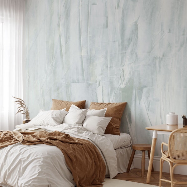 Papel pintado de dormitorio sage, papel tapiz pelado y pegado, pared de acento de guardería, papel tapiz para paredes, pared de acento de dormitorio, guardería de salvia, WFL161