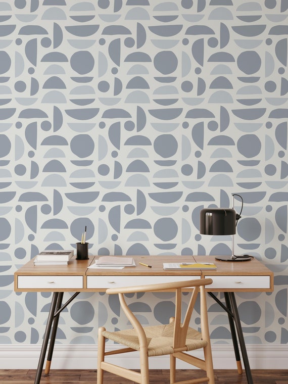 Modern Herringbone Peel  Stick Wallpaper  MUSE Wall Studio