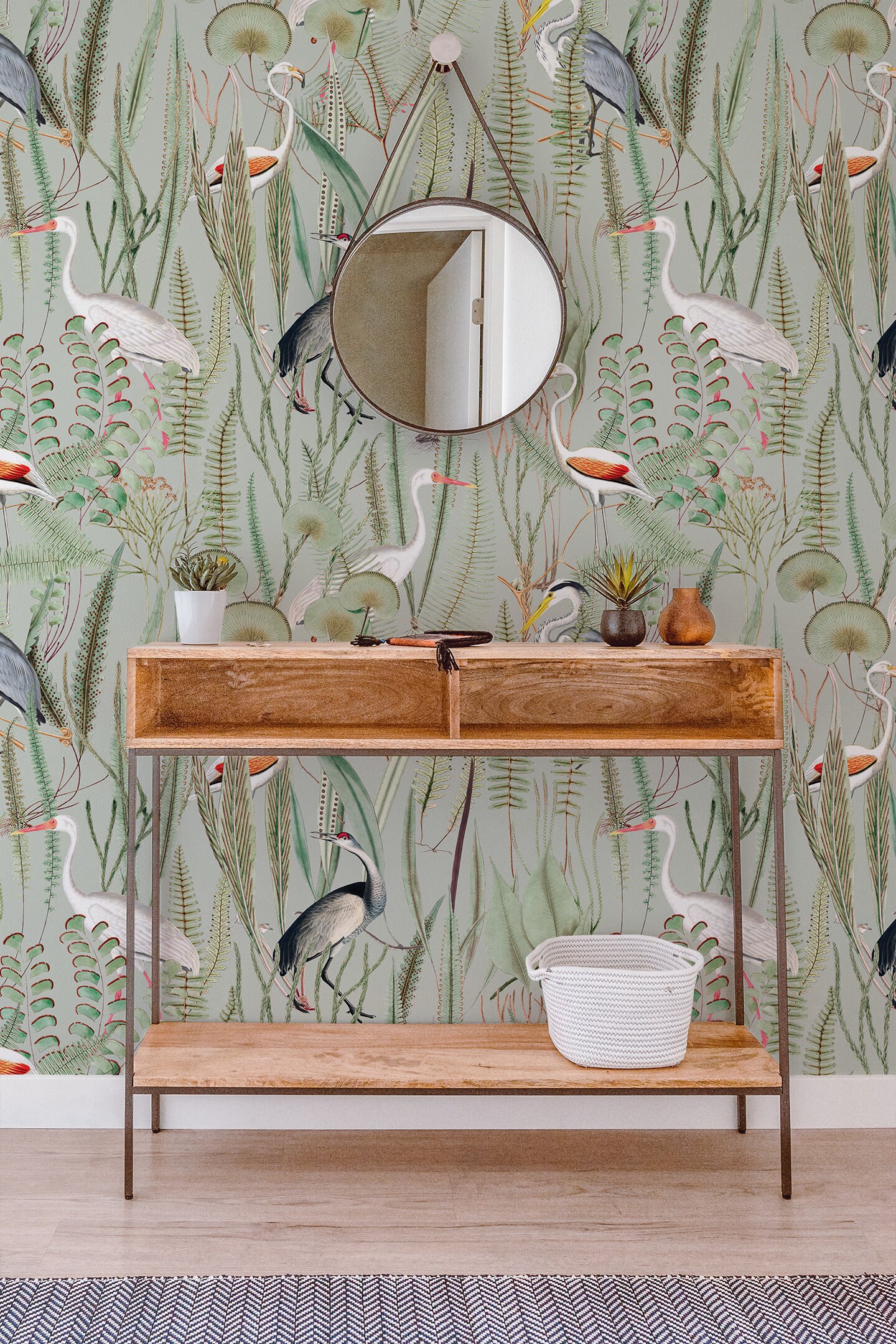 Heron Wallpaper Peel and Stick Heron Wallpaper Peel and Etsy