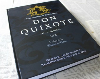 Don Quixote / Salvador Dali Book with x12 beautiful works by Salvador Dali