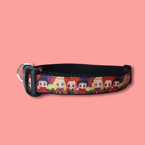 Adjustable cartoon hocus pocus dog collar-medium/large dog collar-hpcus pocus dog collar-collars for dogs-ready to ship