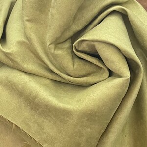 Dusty Green synthetic Suede for teddy bear paw pads