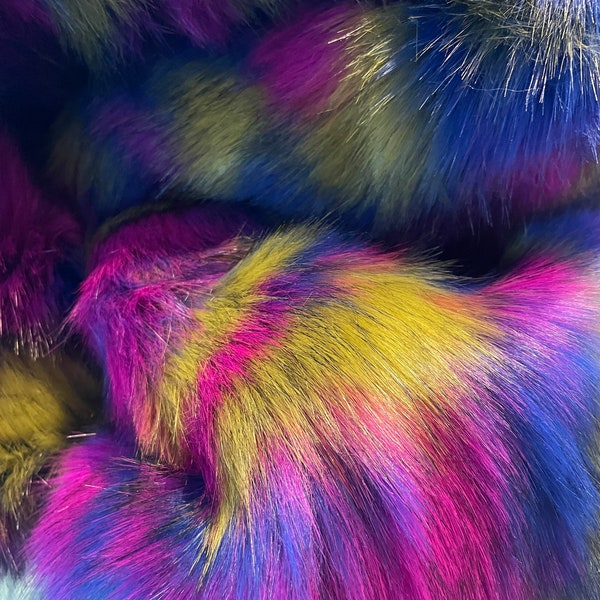 Luxury faux fur Carnival Wolf