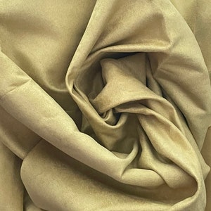 Light Gold synthetic Suede for teddy bear paw pads
