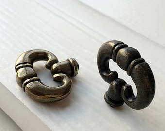 Antique Bronze Rings Handle Dresser Pulls Handles / Cabinet Knobs Handle Pull Knob Furniture Hardware