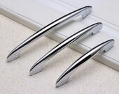Dresser Pull Drawer Pulls Handles Cabinet Door Handle Metal Clear Silver Modern Kitchen Cupboard Bling Hardware