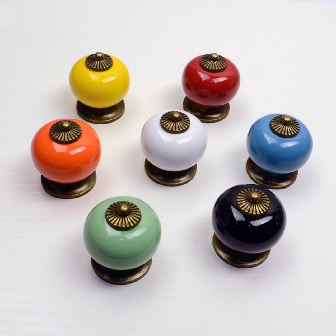 Antique Bronze Kitchen Knobs / Dresser Knobs Drawer Etsy