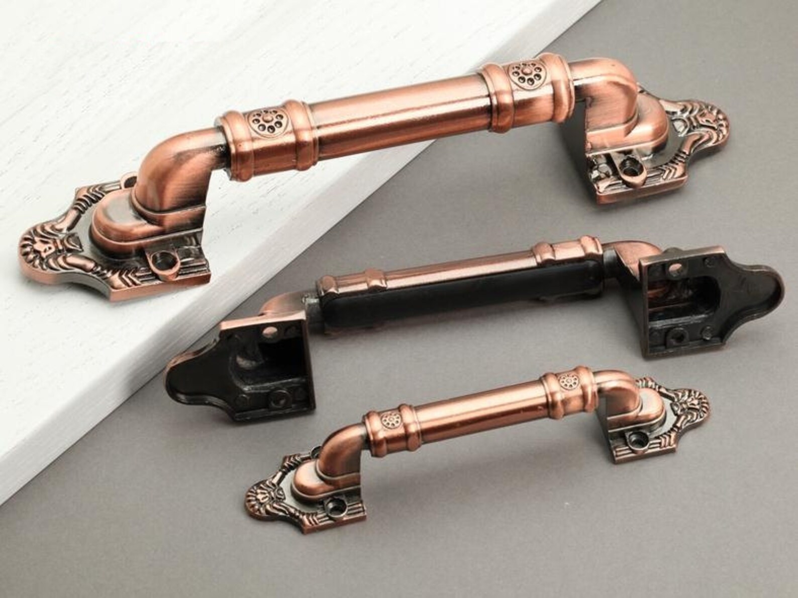 Larger Vintage Door Handle Handles Drawer Pulls Etsy