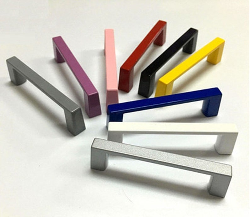 Colorful Handles Drawer Knobs Pulls Kitchen Knobs Etsy