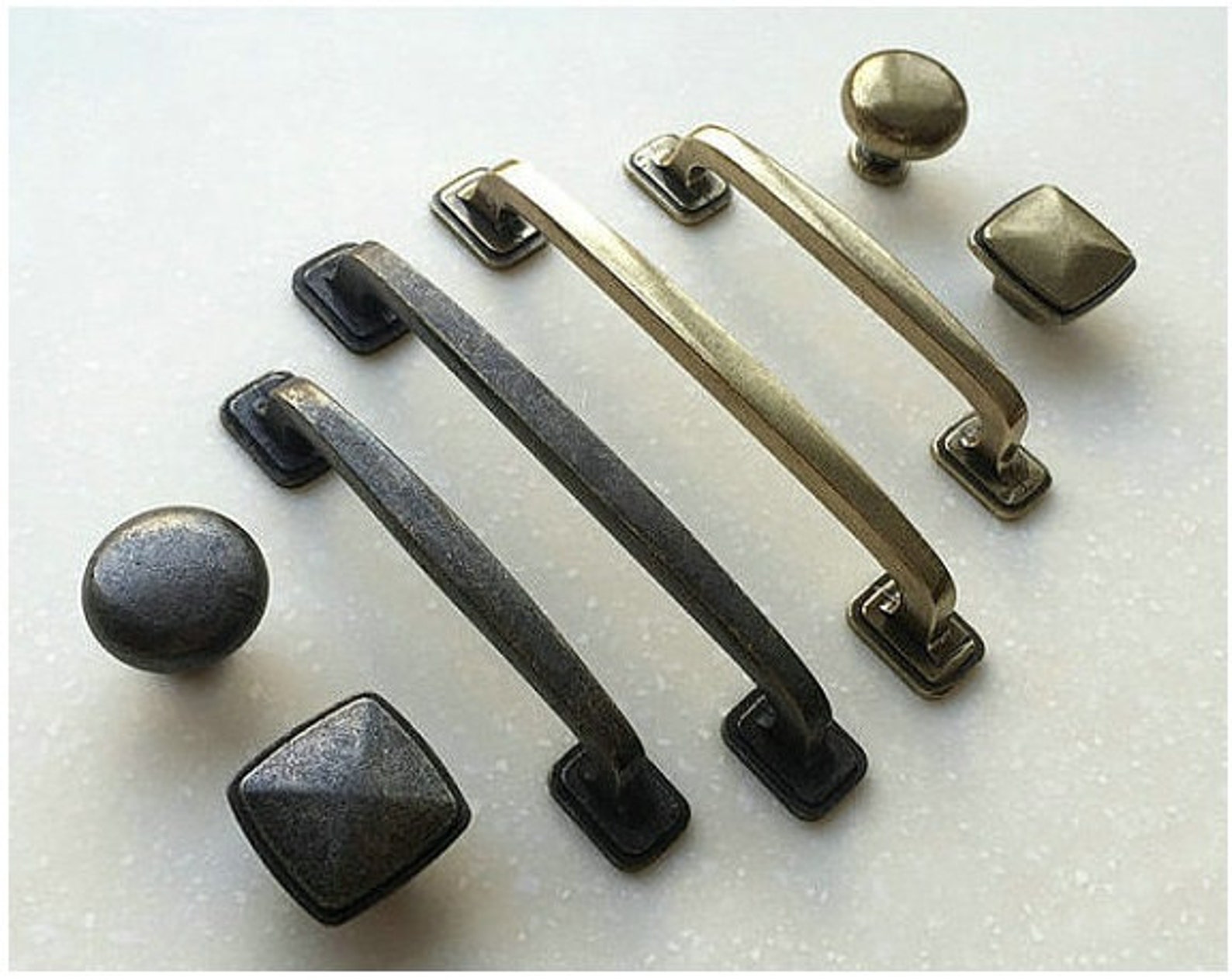 Antique Bronze Black Retro Hardware / Kitchen Handles Etsy