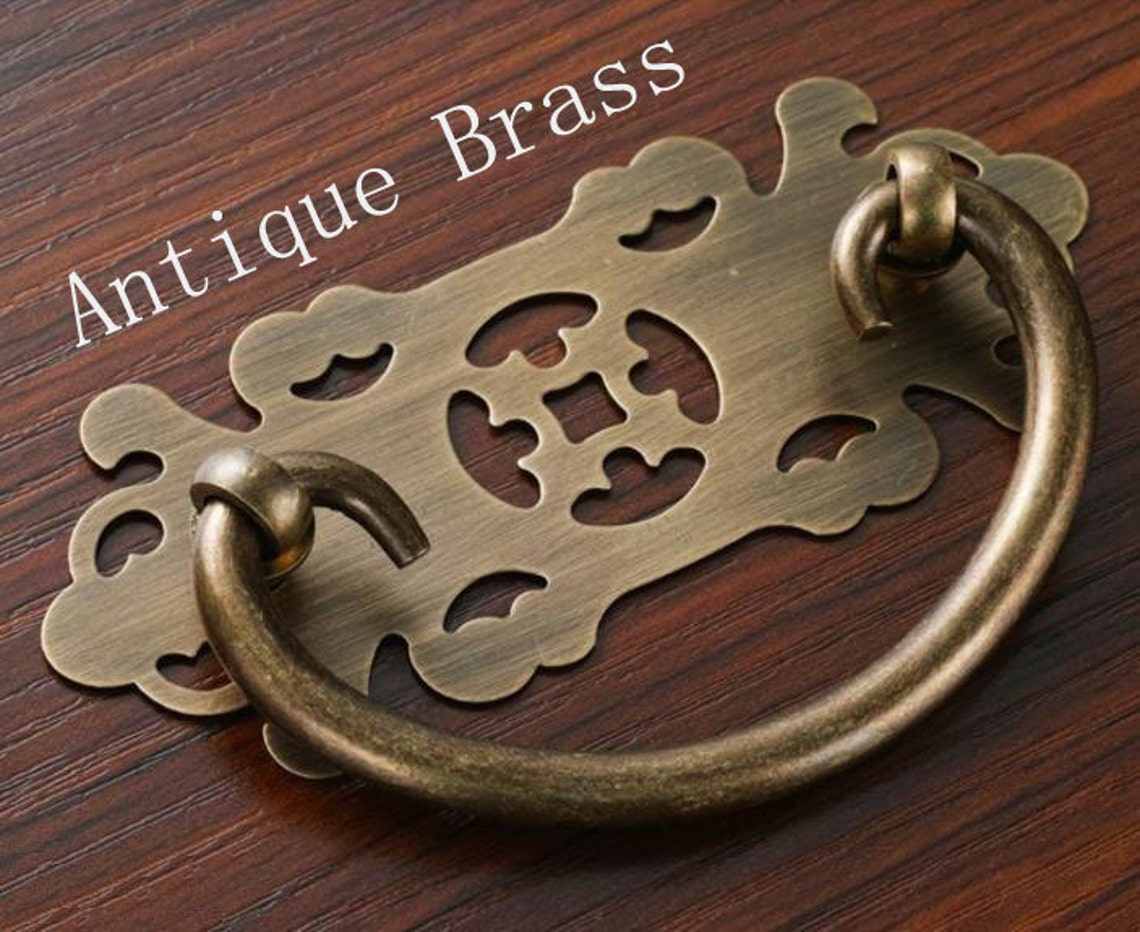 Chinese Style Antique Bail Pulls / Drawer Handles Antique Etsy
