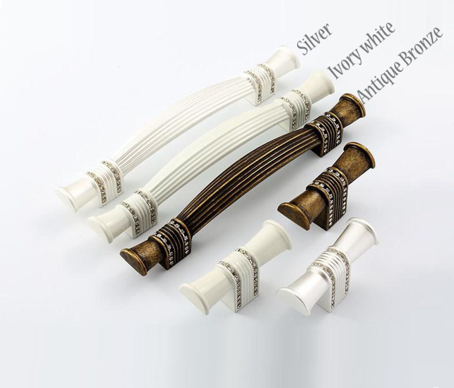 Crystal Door Handle Rhinestone Drawer Pull Handles / Etsy