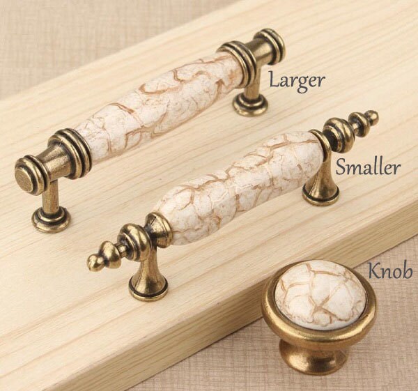 Drawer Knobs Pull Handles Dresser Pulls Porcelain / Kitchen Etsy