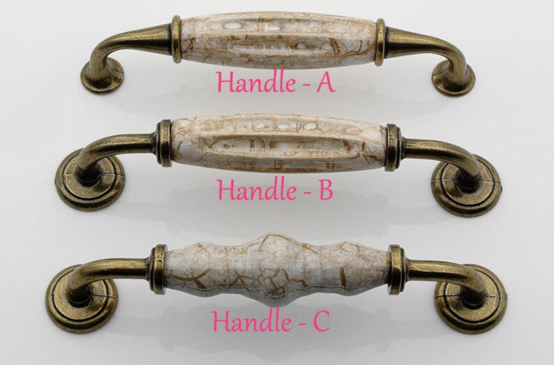 Dresser Knob Drawer Knobs Pulls Handles White Ceramic Kitchen Etsy