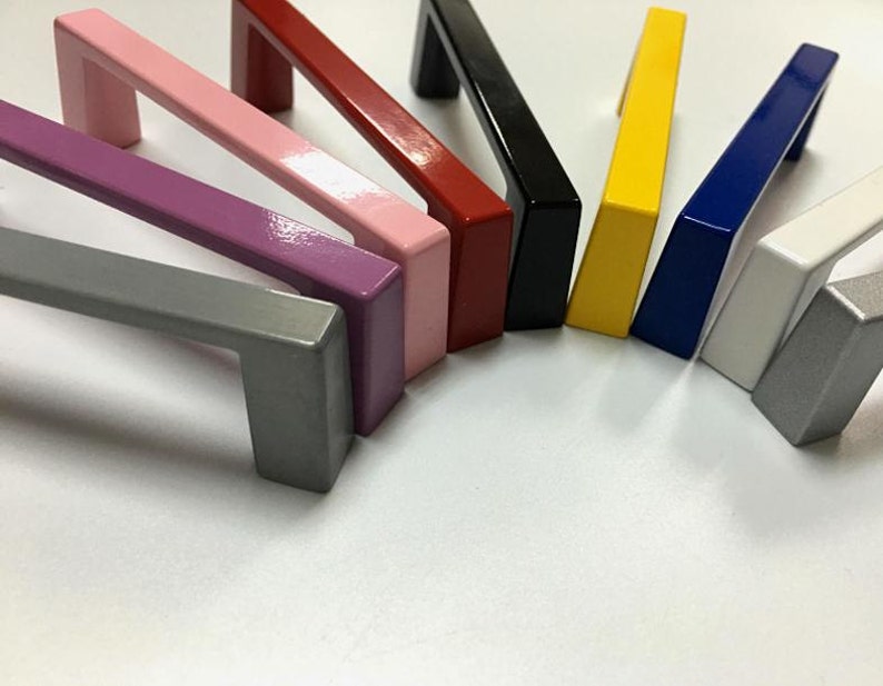 Colorful Handles Drawer Knobs Pulls Kitchen Knobs Etsy