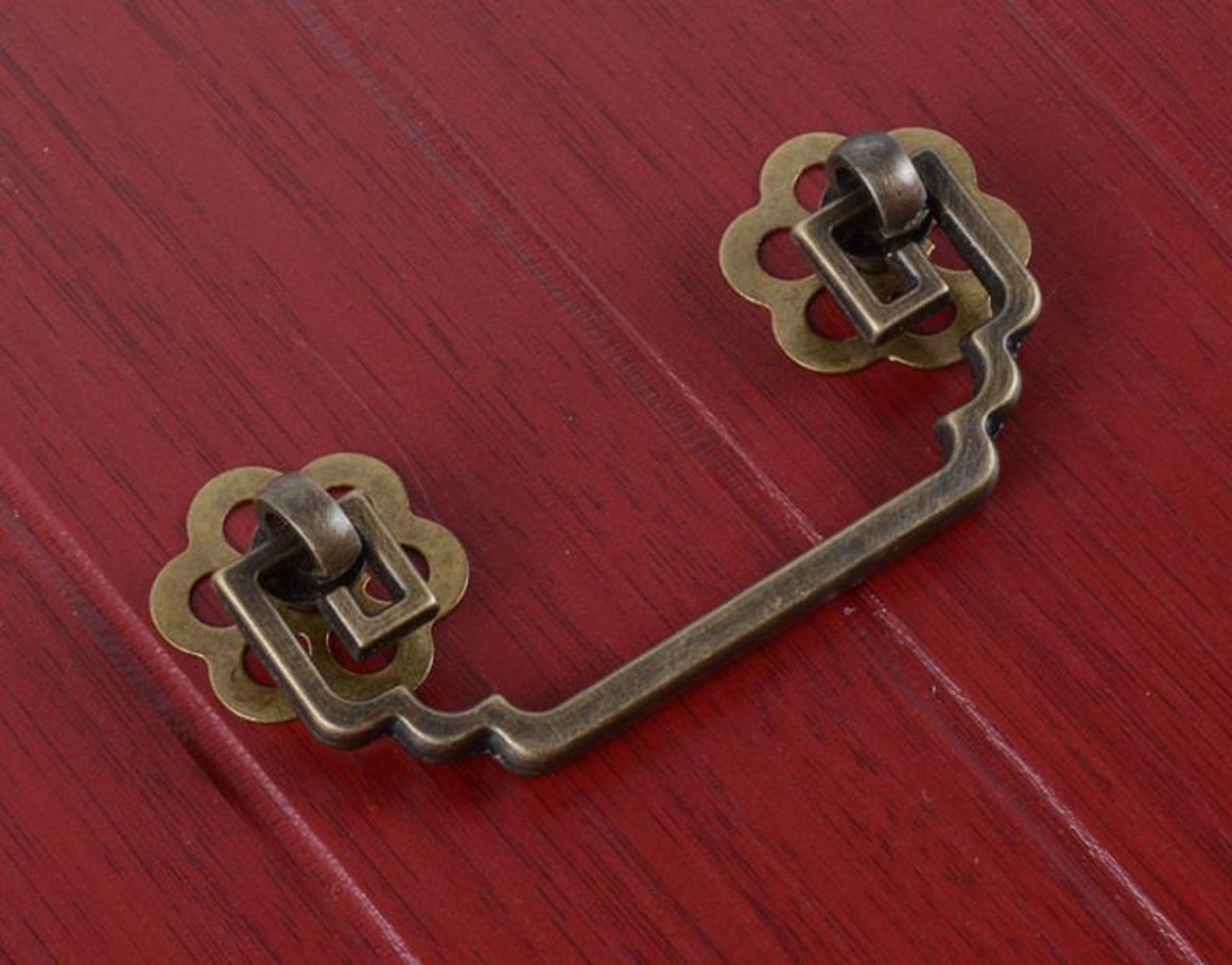 Chinese Style Antique Drop Bail Pulls Knobs / Drawer Handles / Etsy