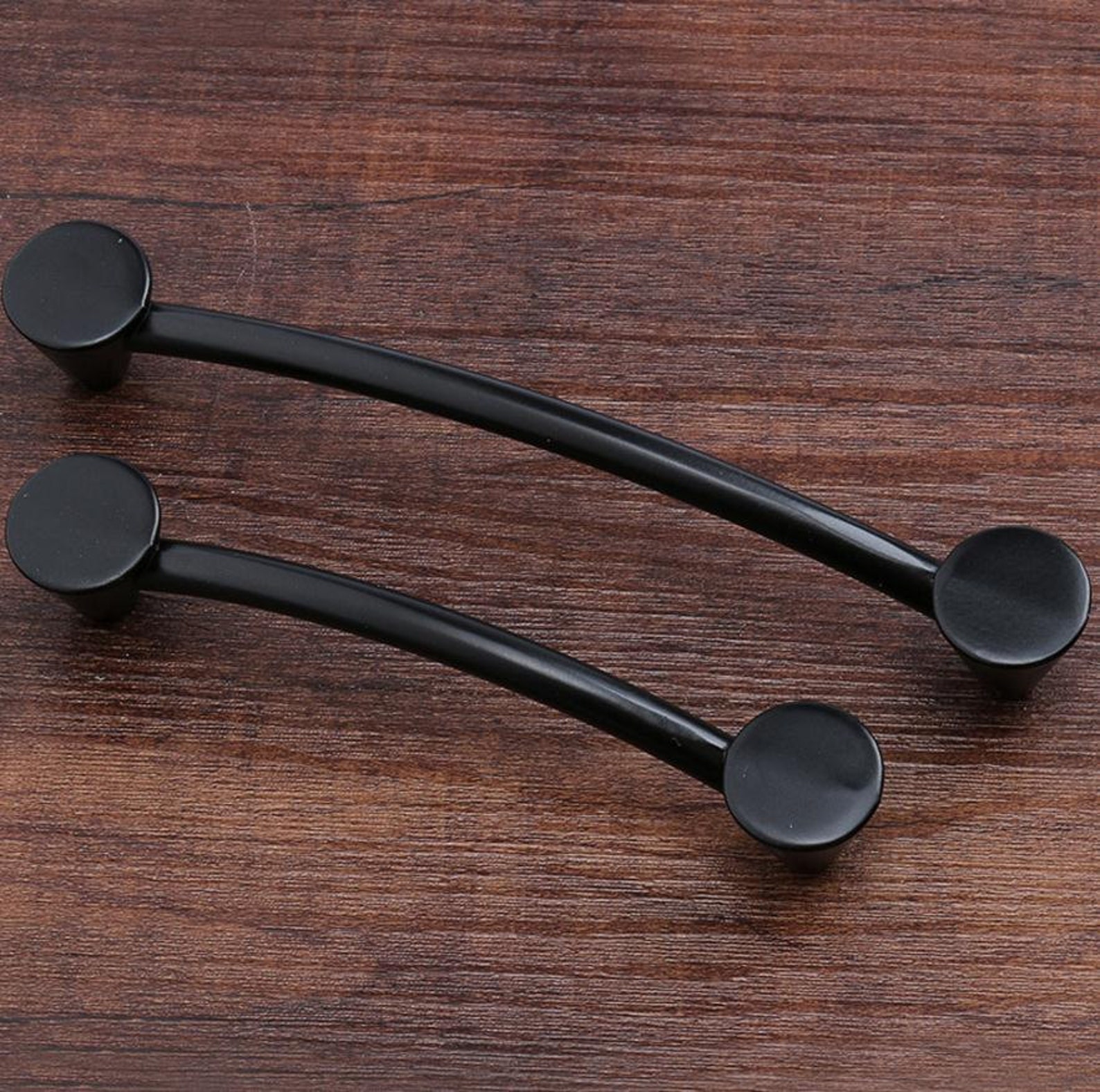3.75 5 Black Dresser Drawer Pulls Handles Knobs Etsy