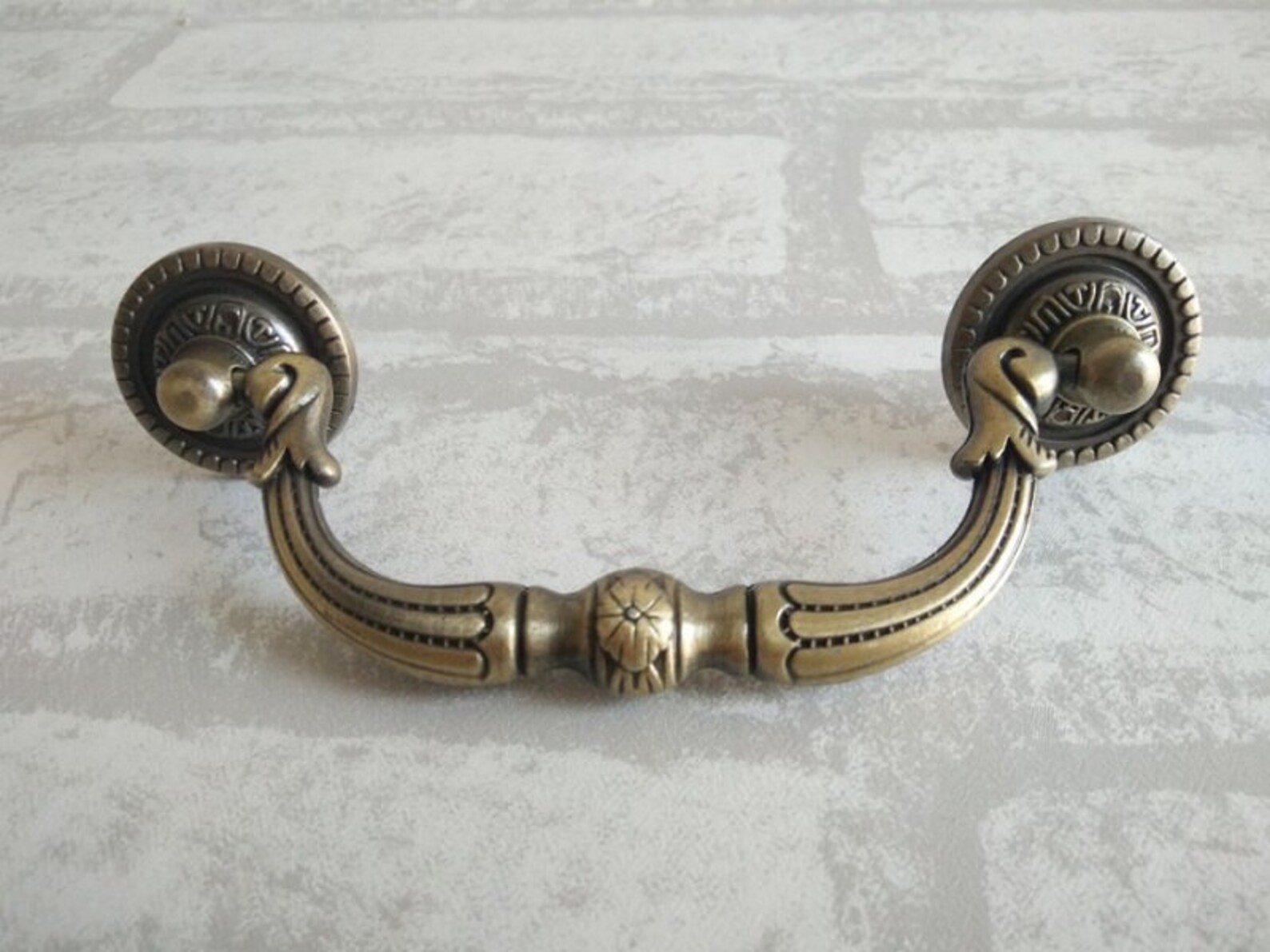 Bail Dresser Pull Drawer Pulls Handles Rustic Dark Antique Etsy