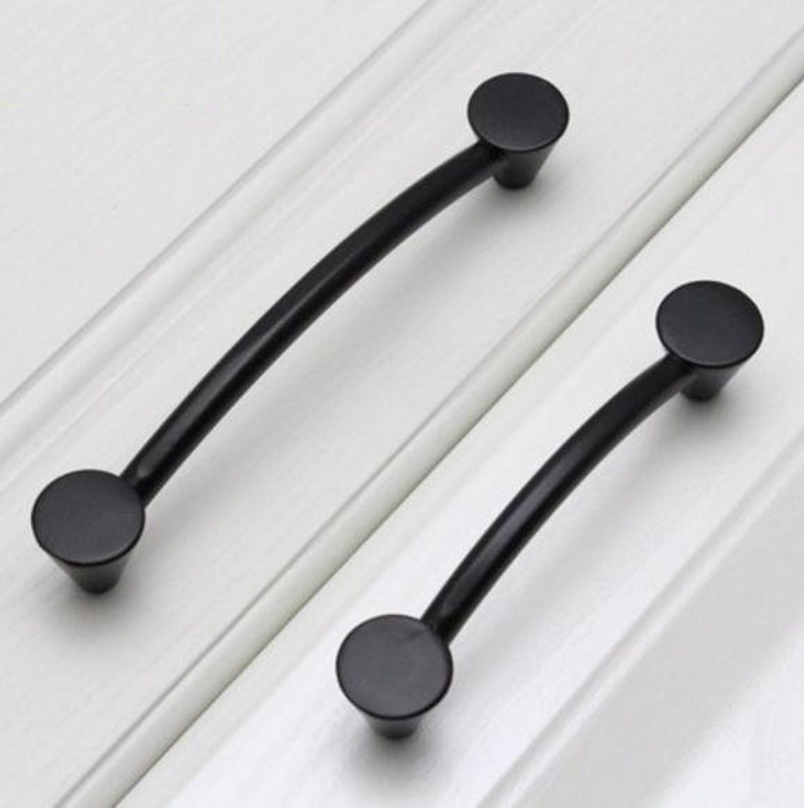 3.75 5 Black Dresser Drawer Pulls Handles Knobs - Etsy