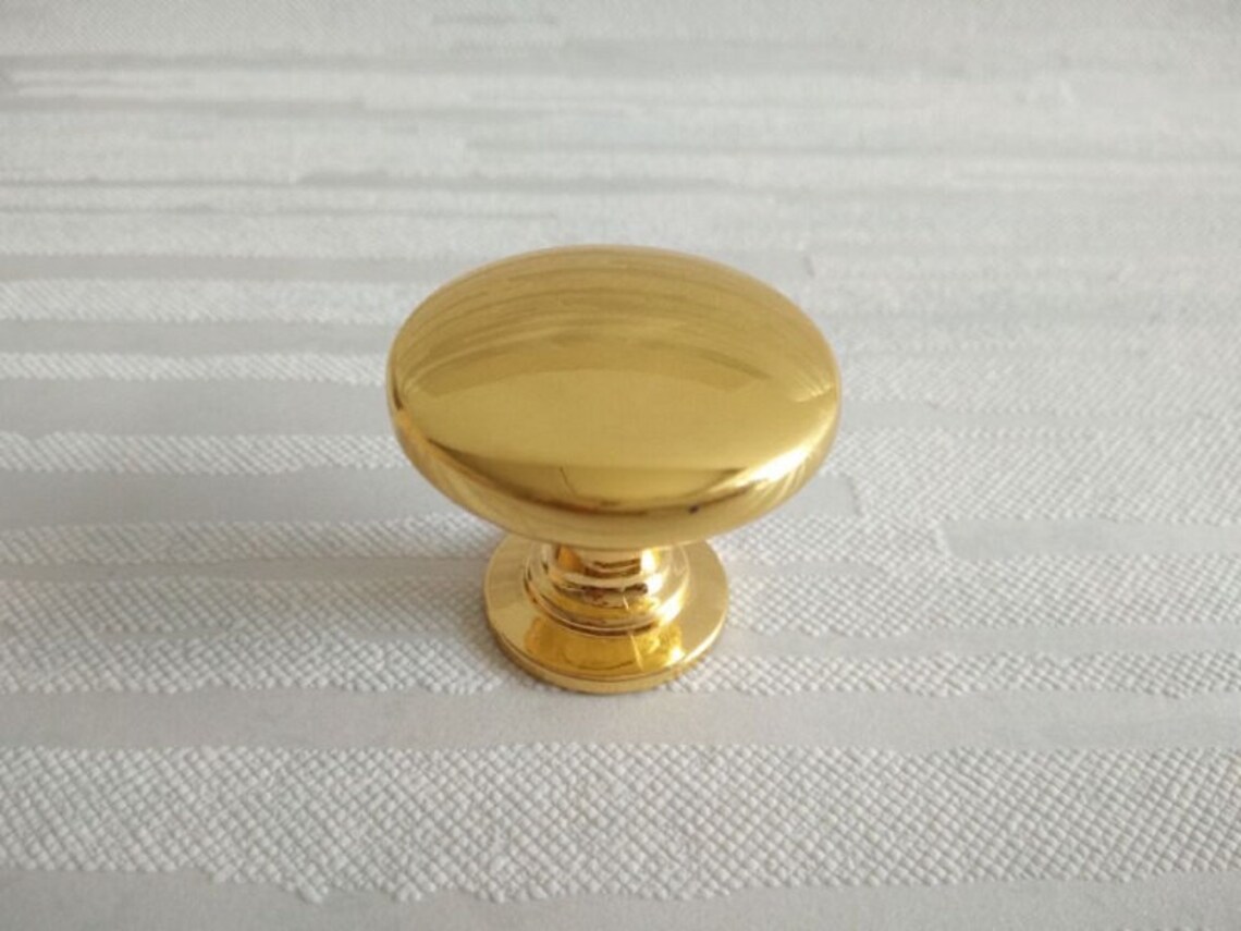 Gold Dresser Knob Drawer Knobs Pulls Handles Back Plate Black Etsy