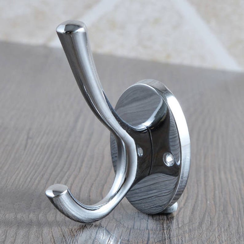 Wall Hooks / Unique Modern Hook / Metal Silver White Black Etsy