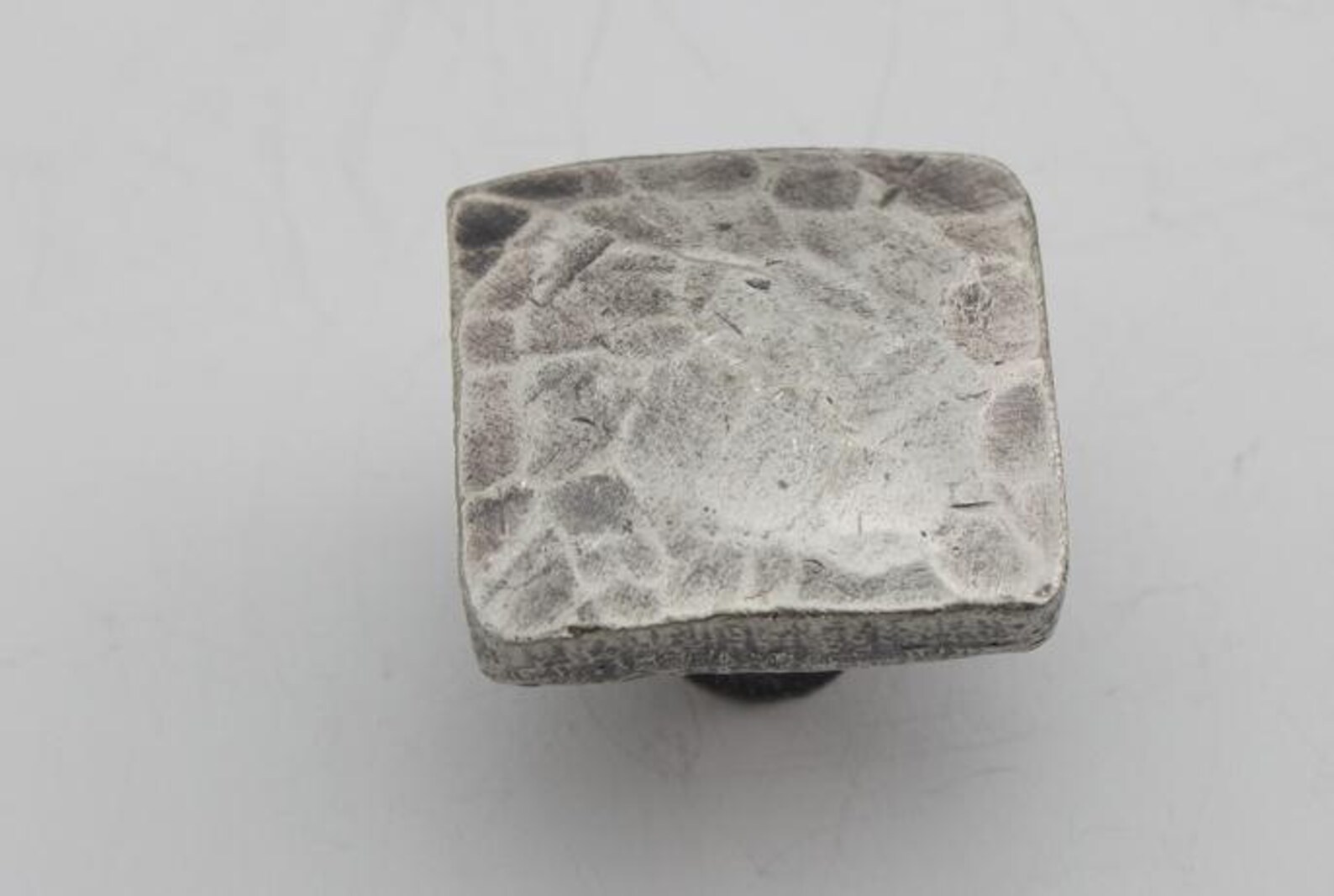 Antique Silver Drawer Knobs Imitation Rock Knobs Etsy