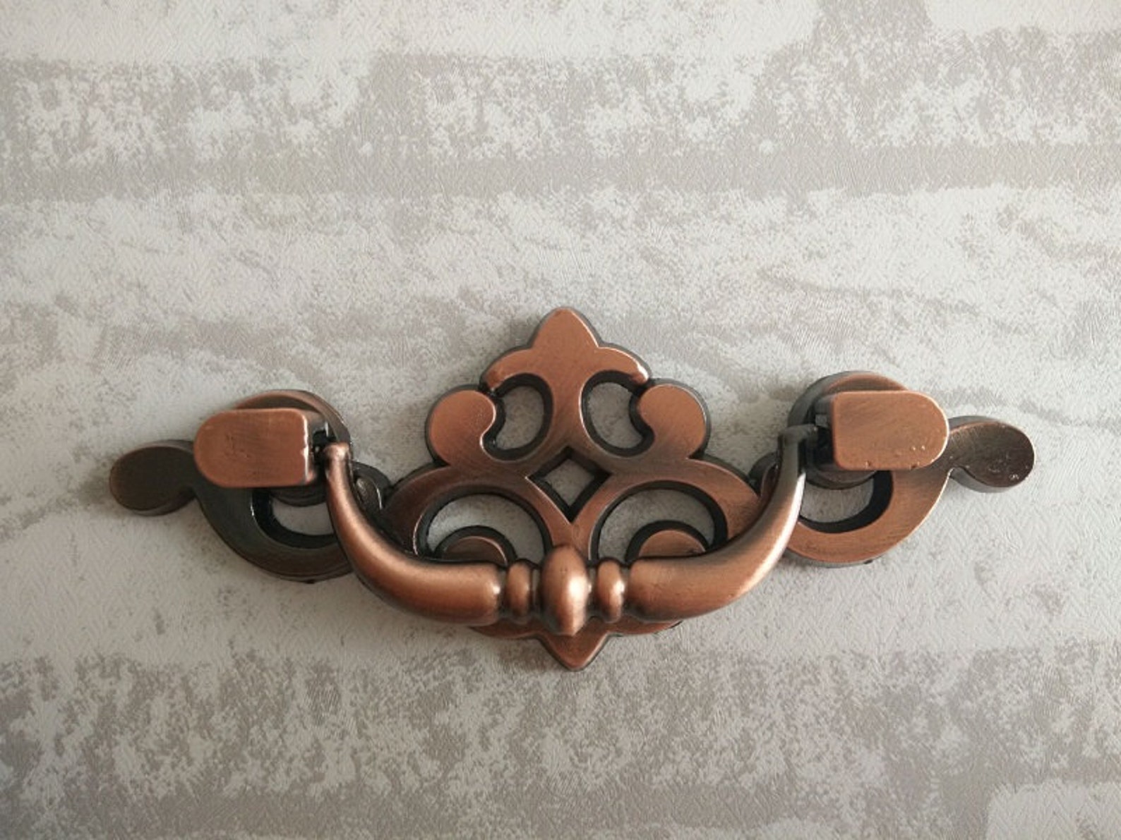2.5 3.75vintage Style Handles Pulls Antique Copper Dresser