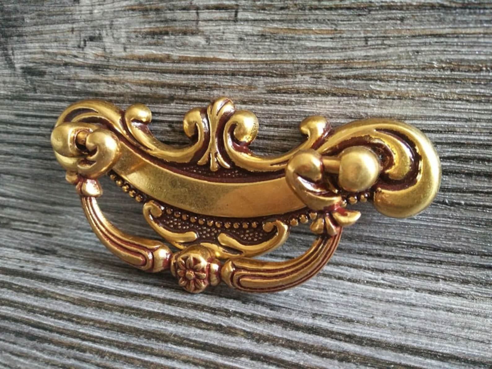 2.5 3.75 Vintage Dresser Knobs Pulls Drawer Knobs Etsy