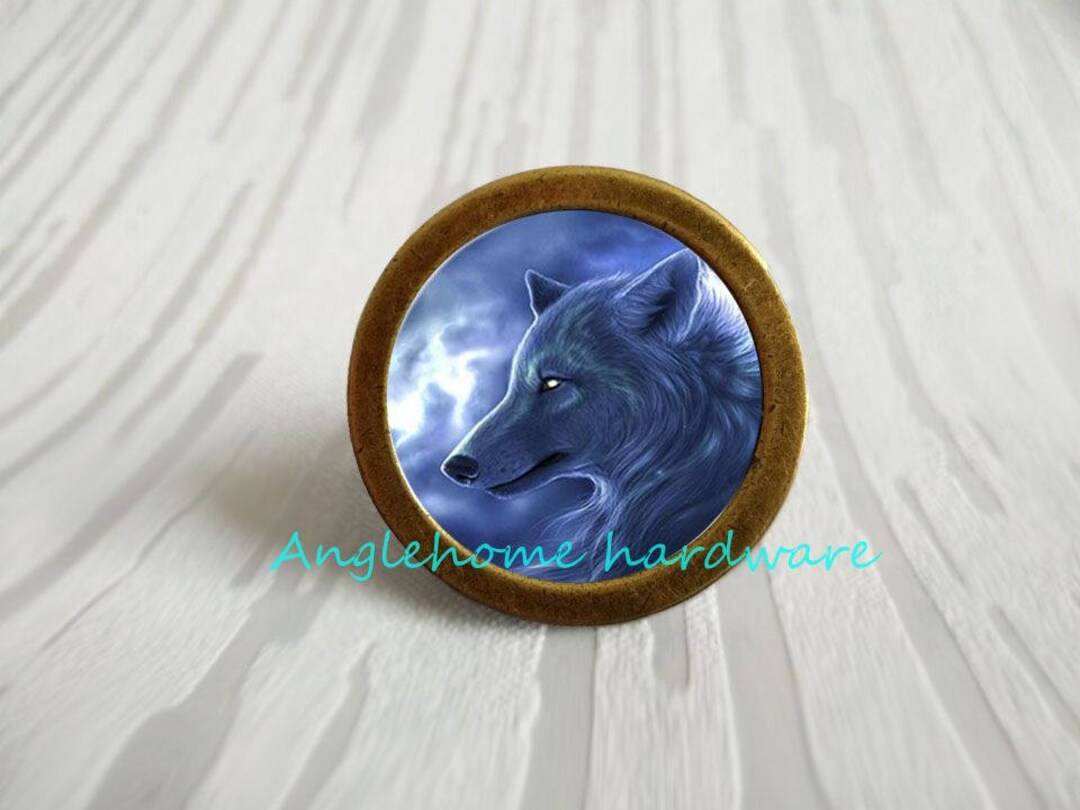 Wolf Drawer Knobs Pulls Handles / Kitchen Cabinet Knob - Etsy