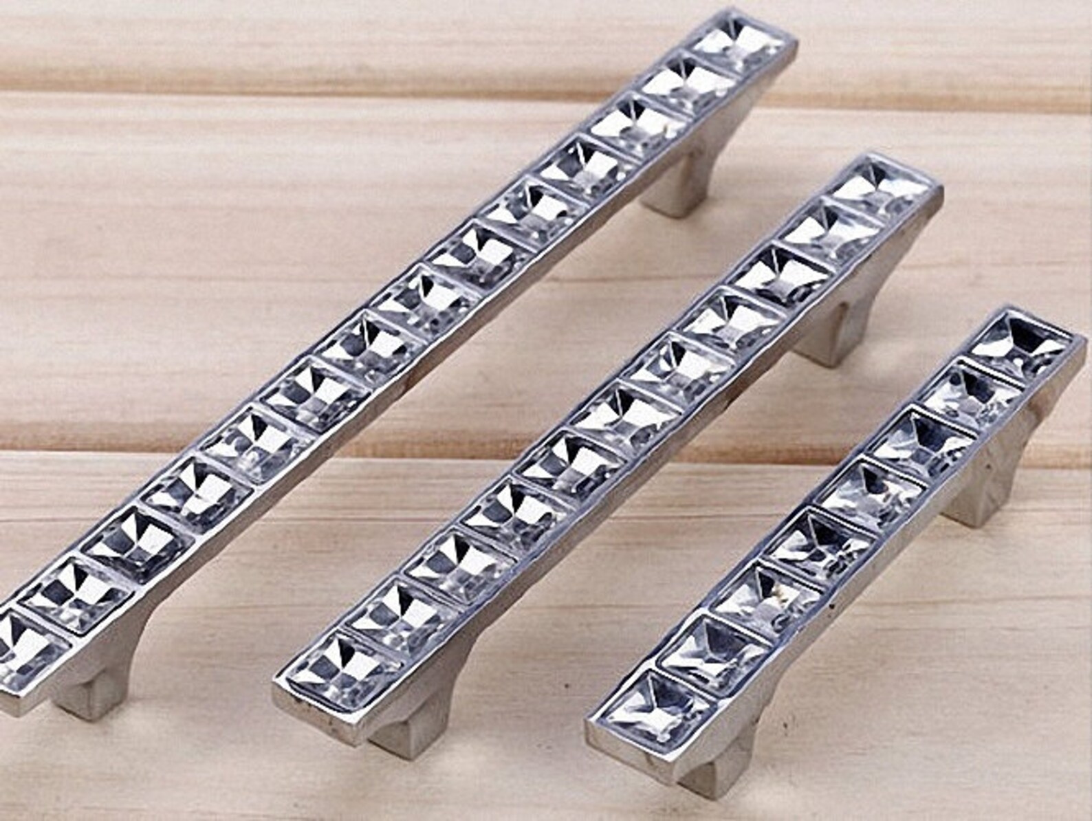 Crystal Glass Look Dresser Knobs Crystal Drawer Pulls Handles Etsy