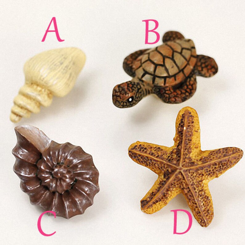 Cartoon Resin Ocean Knobs / Shabby Chic Dresser Knobs / Drawer Etsy