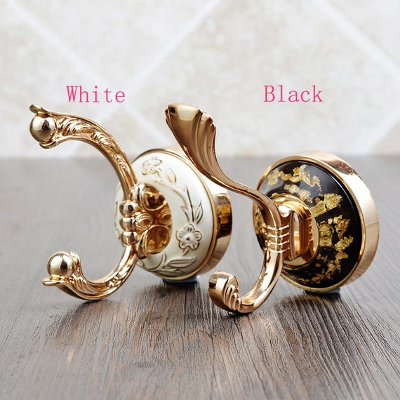 Chinese Style Wall Hook Metal Wall Hooks / Antique Gold Curtain Tie Backs Hardware  Hanger Coat Rack Hangers Unique Decorative 