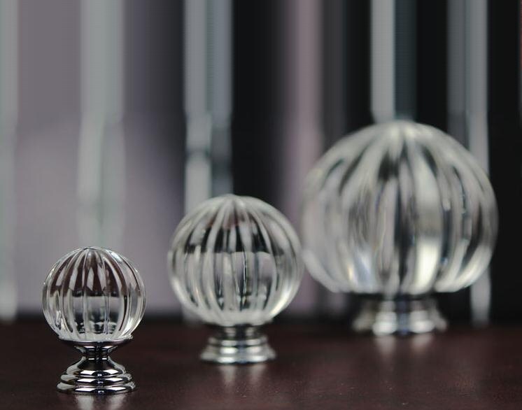 Crystal Glass Knobs Clear Dresser Knobs / Drawer Knobs Pulls Etsy