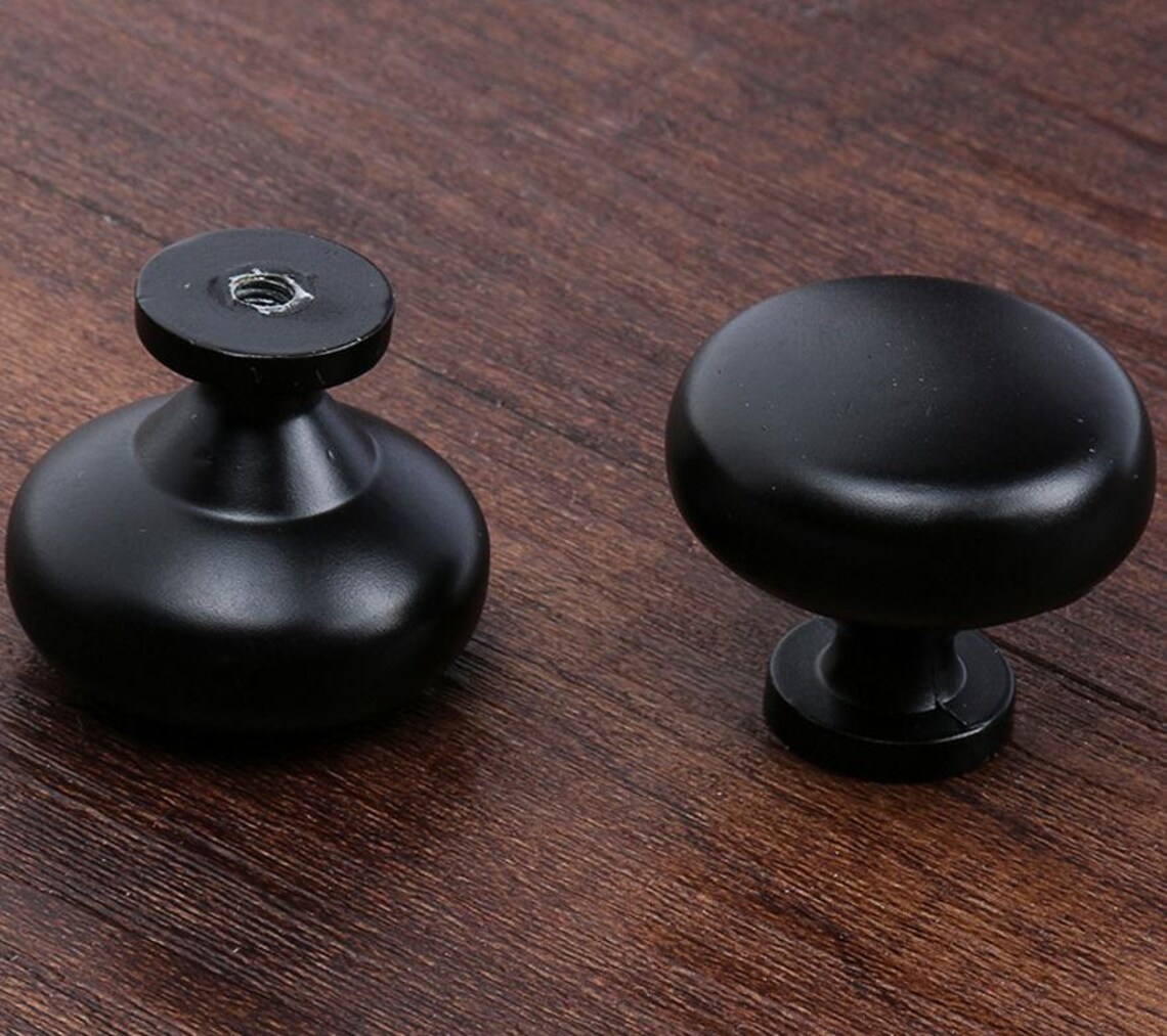 3.75 5 Black Dresser Drawer Pulls Handles Knobs Etsy