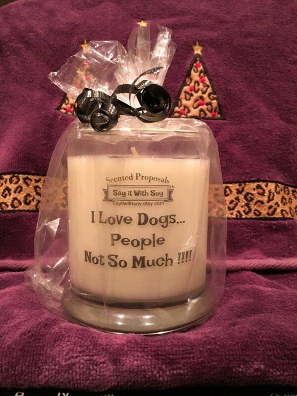 4 Different DOG LOVERS CANDLES Gift Candle Soy candle Dog Etsy