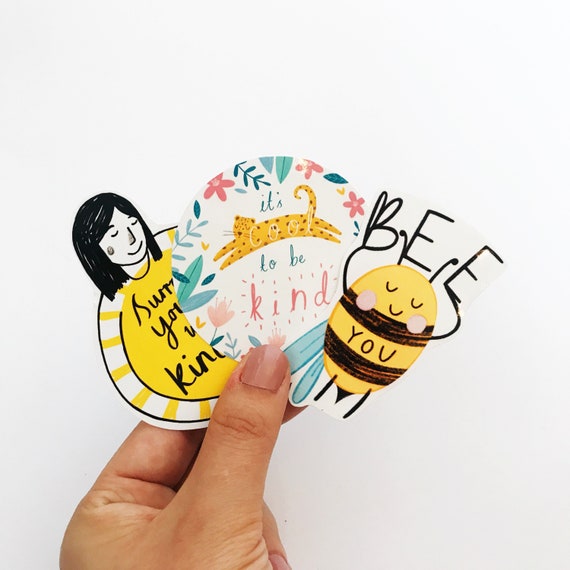 Any 3 Stickers or Postcards Bundle, Mix and Match Goodies, Laptop Sticker Pack, Postcard Bundle Pack, Cute Gift Pack, Art and Stationary