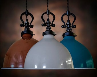 Charleston Parlor Shaded Pendant Light, Industrial Lighting, Pendant Lighting, Shaded Pendant, Home Decor, Steampunk