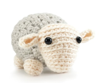 Sheep amigurumi crochet pattern - cute sheep pattern, crochet pattern, farm animal pattern, amigurumi pattern, baby crochet pattern, nursery