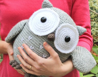 Big Koko the Owl Amigurumi Crochet Pattern (PDF Pattern)