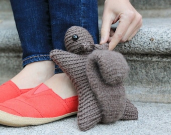 Modello amigurumi scoiattolo - motivo scoiattolo all&#39;uncinetto, animale di peluche scoiattolo volante, scoiattolo kawaii amigurumi, modello facile, ami del bosco