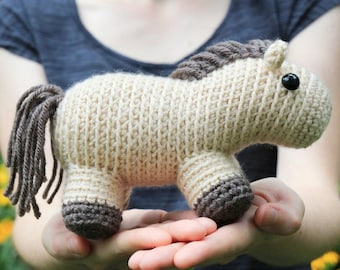 Philip the Horse Amigurumi Crochet Pattern (PDF Pattern)