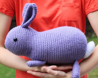 Big Flora the Bunny Rabbit Amigurumi Crochet Pattern (PDF Pattern)