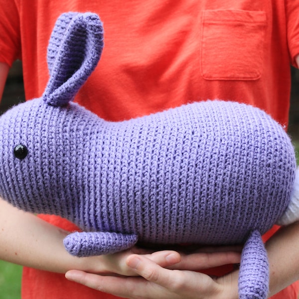 Big Flora the Bunny Rabbit Amigurumi Crochet Pattern (PDF Pattern)