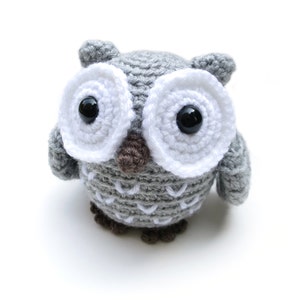 Little owl amigurumi pattern crochet owl pattern, plush owl, easy crochet pattern, cute stuffed animal, woodland crochet pattern, owl ami image 4