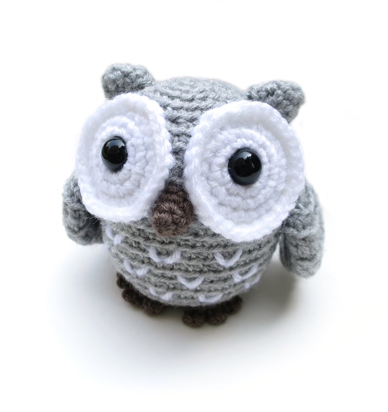 Little owl amigurumi pattern crochet owl pattern, plush owl, easy crochet pattern, cute stuffed animal, woodland crochet pattern, owl ami image 4